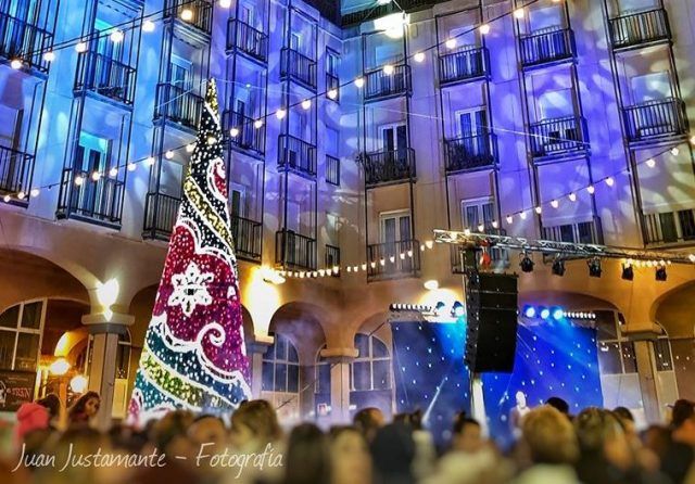 Alumbrado navideño en Elda