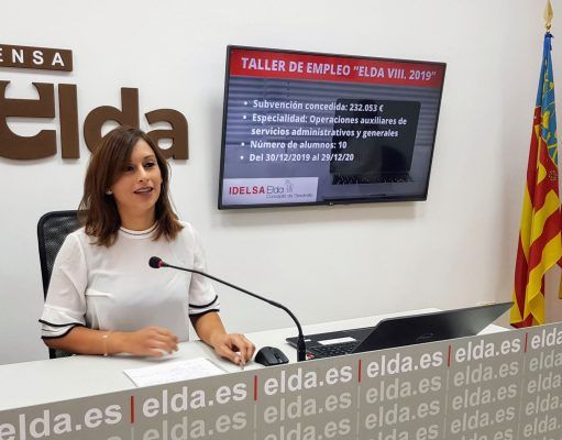 Elda recibe una subvención de 232.054 euros para la puesta en marcha de un nuevo Taller de Empleo con diez alumnos Taller de Empleo Elda 2019 - 2020