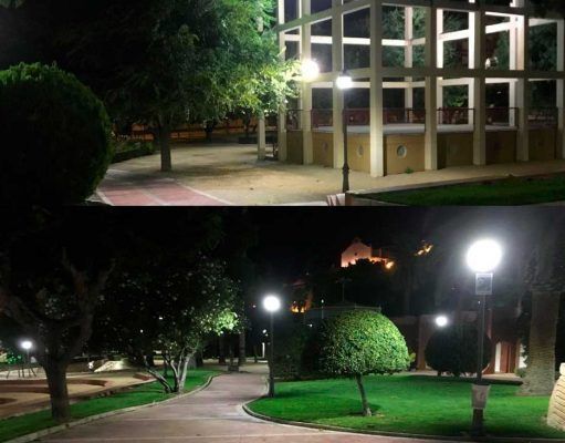 Petrer renueva la iluminación de varios parques por tecnología LED con una subvención del Plan Provincial de Ahorro Energético Petrer renueva la iluminación de varios parques por tecnología LED