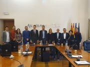 La alcaldesa de Petrer se suma a la Declaración Institucional para la realización de la Feria del Calzado en IFA Feria del Calzado en IFA