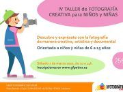 IV TALLER DE FOTOGRAFÍA CREATIVA PARA NIÑOS Y NIÑAS ORGANIZADO POR EL GRUP FOTOGRÀFIC DE PETRER IV TALLER DE FOTOGRAFÍA CREATIVA PARA NIÑ@S ORGANIZADO POR EL GRUP FOTOGRÀFIC DE PETRER