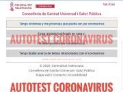 «AUTOTEST» de Coronavirus para ciudadanos – Conselleria de Sanidad Universal