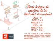 Los Mercados Municipales de Elda adaptan sus horarios a la declaración del estado de alarma