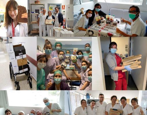 El Departamento de Salud de Elda da las gracias por tanta generosidad Los sanitarios de Elda dan las gracias por tanta gratitud