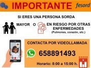 El Ayuntamiento de Elda ofrece asistencia por videollamada a las personas sordas mayores o en riesgo ante el coronavirus por otras enfermedades Videollamadas para personas sordas Elda