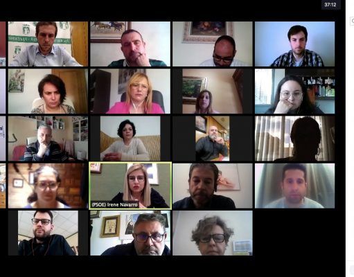 Petrer celebra su primer pleno telemático para dotar de más fondos a Servicios Sociales y pedir a SUMA que aplace hasta noviembre las tasas e impuestos Pleno telemático Petrer 22-04-2020