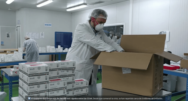 tests rápidos coronavirus