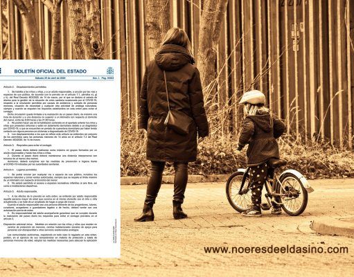 El BOE ha publicado hoy la Orden que regula las condiciones para los desplazamientos de la población infantil Salida niños y niñas - coronavirus