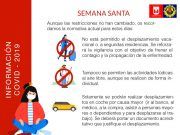 La Policía Local de Elda recuerda que se mantienen las medidas de confinamiento y que están prohibidos los desplazamientos a segundas residencias y zonas de ocio Restricciones de movilidad se mantienen en Semana Santa
