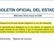 Desde el jueves 21 de mayo, mascarillas obligatorias en espacios públicos. mascarillas obligatorias en espacios públicos