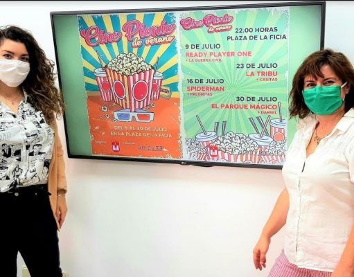El Ayuntamiento de Elda recupera el cine de verano con proyecciones al aire libre en la Plaza de la Ficia durante el mes de julio Cine de verano Elda 2020