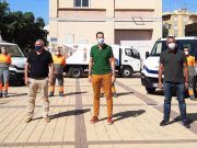 Nuevos vehículos eléctricos que el Ayuntamiento de Elda y Fobesa han incorporado a la flota de limpieza y recogida de residuos Nuevos vehículos eléctricos que el Ayuntamiento de Elda y Fobesa han incorporado a la flota de limpieza y recogida de residuos