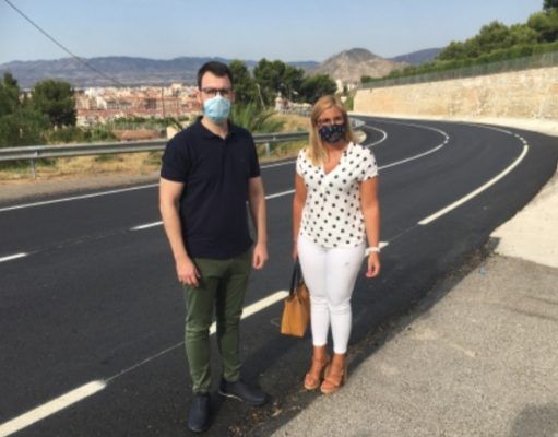 Finalizan las obras de adecuación y refuerzo de la carretera CV-837 de Petrer a Catí con una inversión de 261.016 €
