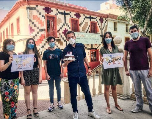 La Oficina de Turismo de Petrer celebra su 10º aniversario con un homenaje a sus cerca de 100.000 visitantes Oficina Turismo Petrer - 2020