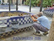 El Ayuntamiento de Elda repara los desperfectos de la Plaza Sagasta Reparación de los desperfectos de la Plaza Sagasta