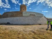 Se reinician los trabajos de rehabilitación del Castillo de Elda y se adjudican las obras de recuperación de la puerta del antemural Castillo Elda 2020