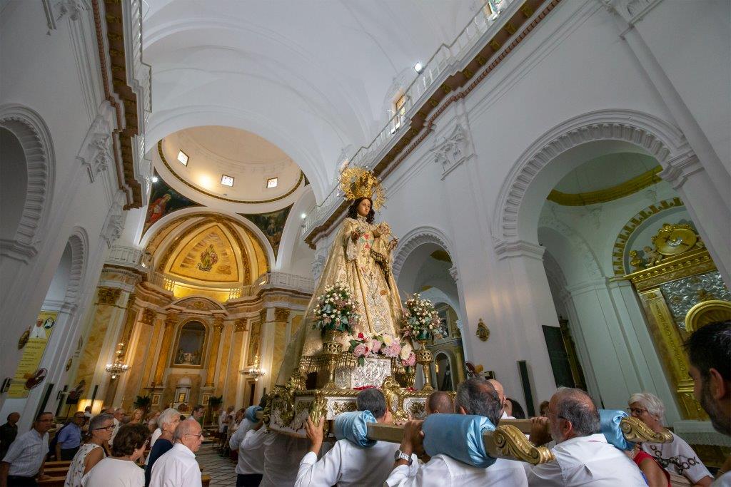 Regreso de la Virgen a la parroquia de San Bartolomé. 25-IX-2016. Foto: Vicent Olmos.
