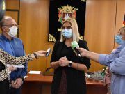 Petrer supera el índice de 200 casos por 100.000 habitantes y adopta nuevas medidas frente al coronavirus La alcaldesa de Petrer, Irene Navarro, en rueda de prensa