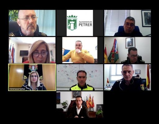 La Junta Local de Seguridad de Petrer y Elda constata la ausencia de incidentes durante el fin de semana Junta Local de Seguridad de Petrer y Elda