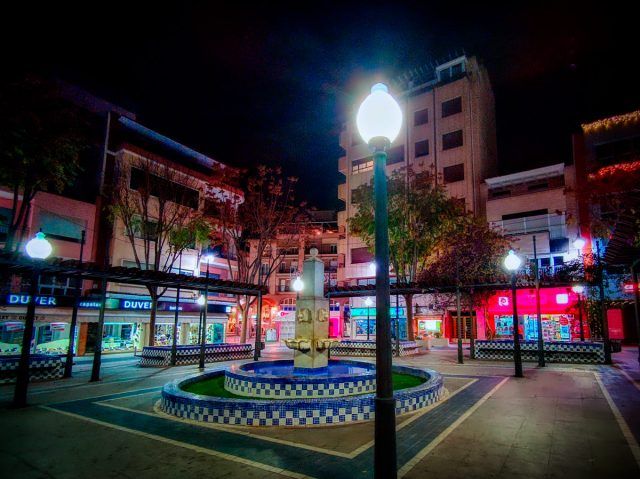 LEDS en la Plaza Sagasta