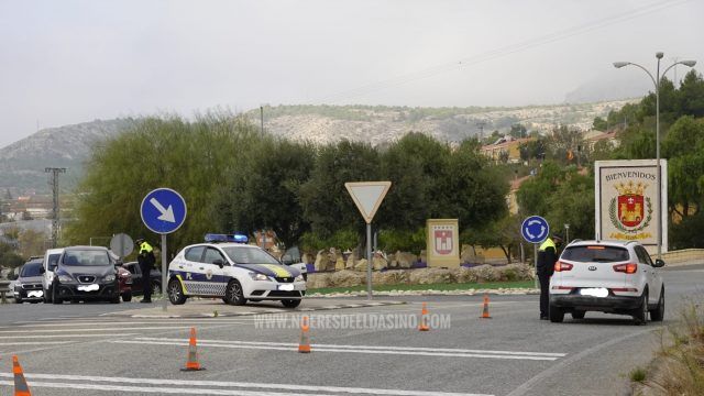 Control perimetral de Elda por la Policía Local