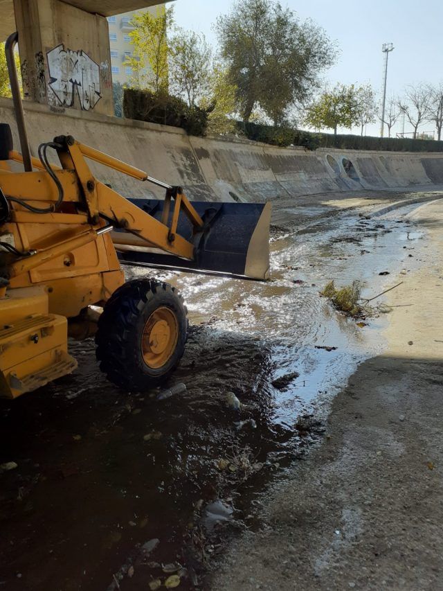 Limpieza del cauce del río Vinalopó