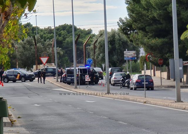 Control perimetral de Elda por la Policía Nacional