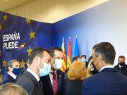 El alcalde de Elda, Rubén Alfaro, ha asistido esta mañana en Valencia a la presentación del Plan Nacional de Recuperación Plan Nacional de Recuperación