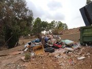 Más de 120 toneladas de escombros y basura en diferentes parajes del término municipal, retiradas por el Ayuntamiento de Elda Vertidos ilegales