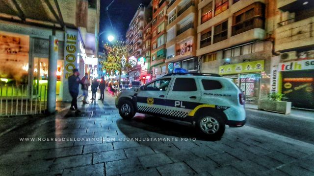 Policía Local de Elda en Nochebuena