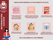 El Ayuntamiento de Elda establece medidas complementarias a las de la Conselleria de Sanidad para frenar los contagios por Covid-19 Medidas complementarias covid Ayto. Elda