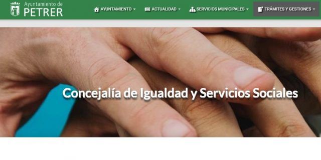 Petrer cierra 2020 duplicando la inversión en Servicios Sociales