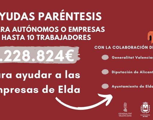 Las Ayudas Paréntesis para pymes y autónomos de Elda se podrán solicitar partir de la próxima semana Plan Resistir, que incluye las Ayudas Paréntesis