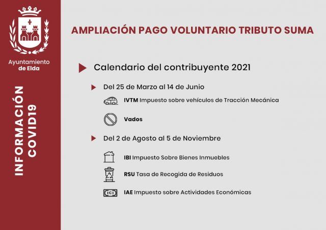 Impuestos y tributos municipales gestionados por Suma