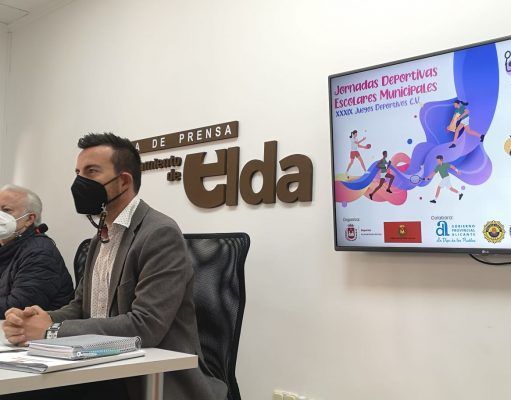 Los Juegos Deportivos Escolares se ponen en marcha la próxima semana con las competiciones en disciplinas individuales Fernando Gómez, concejal de deportes Elda