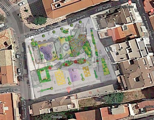 El Ayuntamiento de Elda creará una nueva zona verde de 2.500 metros cuadrados con la remodelación y ampliación de la Plaza Joan Miró incluida en el Plan ‘Elda Renace’ Remodelación y ampliación de la Plaza Joan Miró incluida en el Plan ‘Elda Renace’