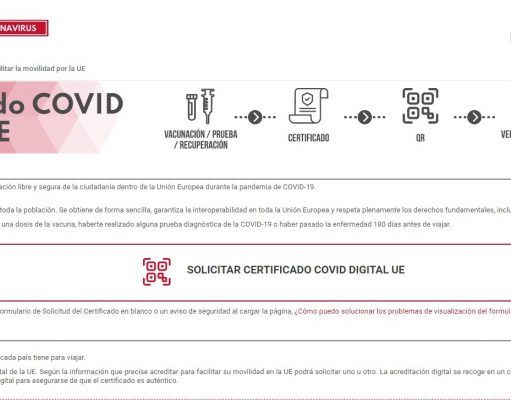 La Comunitat Valenciana emite a partir de este lunes el certificado COVID Digital de la Unión Europea CERTIFICADO COVID DIGITAL UE