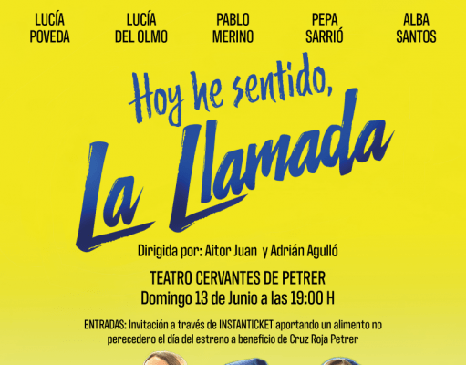 “La Llamada” del grupo de teatro amateur Teatrando se estrena el domingo 13 de junio en el Teatro Cervantes de Petrer “La Llamada” del grupo de teatro amateur Teatrando