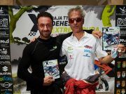 Víctor Verdú y su copiloto Alfonso de Miguel vuelven al Campeonato de España de Rally TT consiguiendo su primer podium del 2.021. Subida al podium Baja Dehesa Extremadura