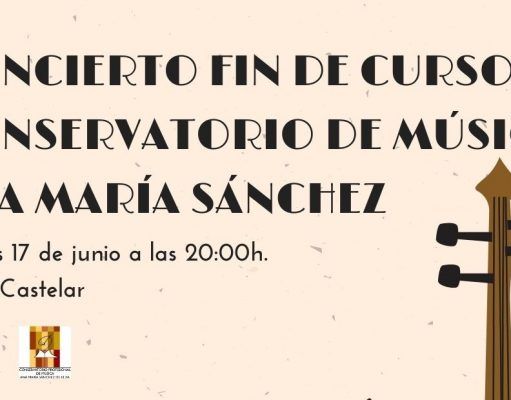 El Conservatorio Profesional de Música ‘Ana María Sánchez’ finaliza el curso el jueves 17-06-21 con un concierto de música del alumnado Concierto de música del alumnado del Conservatorio Profesional de Música ‘Ana María Sánchez’