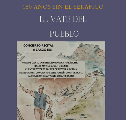 Elda rendirá homenaje a la vida y obra de El Seráfico en el 150 aniversario de su fallecimiento con un concierto-recital en el auditorio de ADOC Elda rendirá homenaje a la vida y obra de El Seráfico