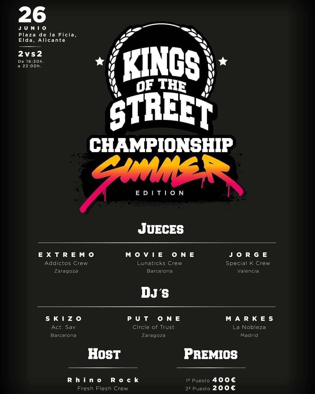 Elda acoge la IX edición del campeonato nacional de breakdance ‘Kings of the Street’