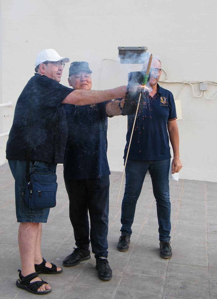 Lanzamiento de cohetes en Santa Ana, Elda