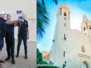 Hoy, festividad de Santa Ana, se ha revivido la vieja tradición eldense de despertar a la población con un lanzamiento de cohetes. Lanzamiento de cohetes en Santa Ana, Elda