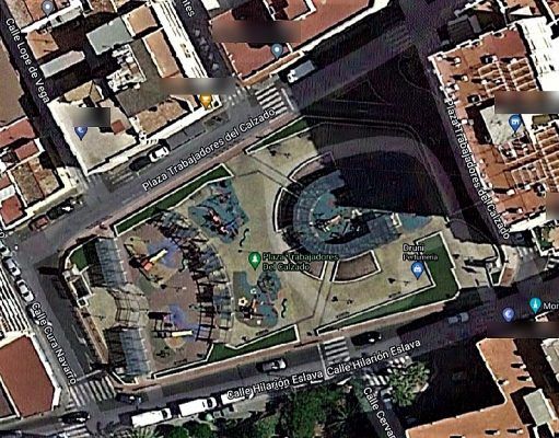 Remodelación de la Plaza del Zapatero de Elda para transformarla en un espacio público accesible y con zonas verdes Plaza del Zapatero Elda