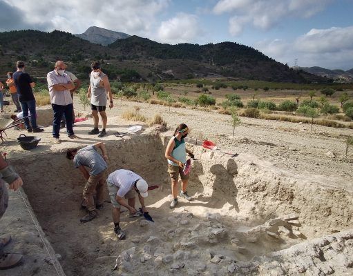 Territorio Bitrir con sus sondeos arqueológicos sacan a la luz los muros de una posible edificación de la Alquería de Puça en Petrer Los sondeos arqueológicos de Territorio Bitrir sacan a la luz los muros de una posible edificación de la Alquería de Puça