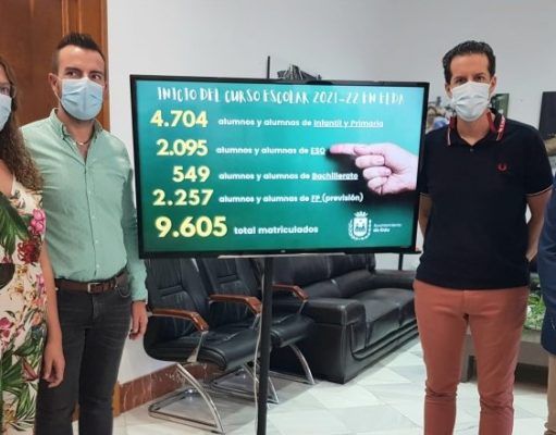 El curso escolar 2021-22 arranca en los centros educativos de Elda con una previsión de más de 9.600 alumnas y alumnos matriculados El curso escolar 2021-22 arranca en los centros educativos de Elda