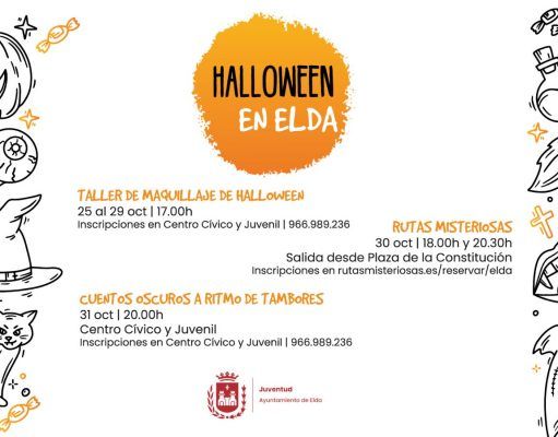 Vuelve la celebración de Halloween en Elda con actividades juveniles que se desarrollarán durante la última semana de octubre Halloween Elda 2021