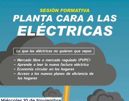 ADICAE, con la colaboración de la OMIC de Petrer, ha organizado el próximo 10 de noviembre la charla ‘Planta Cara a las Eléctricas’ ‘Planta Cara a las Eléctricas’