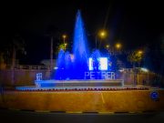 Petrer ilumina sus entradas de azul con motivo del Día Mundial de la Diabetes Día Mundial de la Diabetes